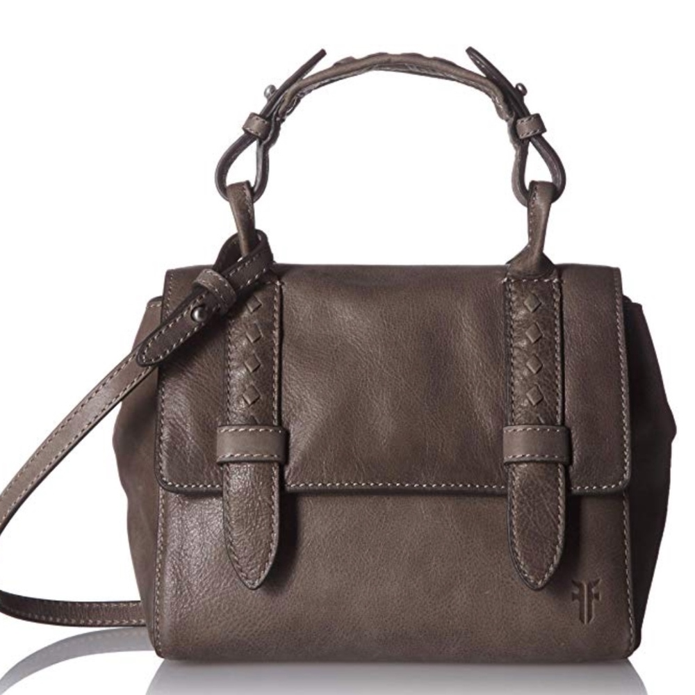 Frye Reed Mini Flap Leather Satchel